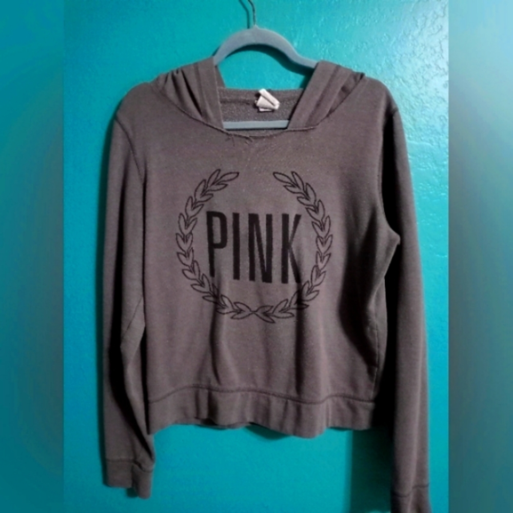 Victoria's Secret PINK Gray Hoodie MEDIUM